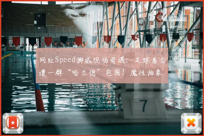 网红Speed挪威现场奇遇：足球看台遭一群“哈兰德”包围！魔性抽象视频引热议，事件全经过详解