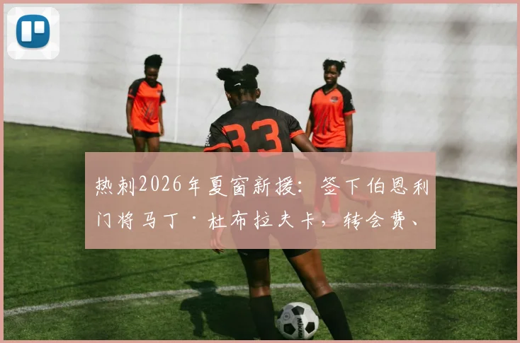 热刺2026年夏窗新援:签下伯恩利门将马丁·杜布拉夫卡,转会费、合同年限及球员技术特点深度分析