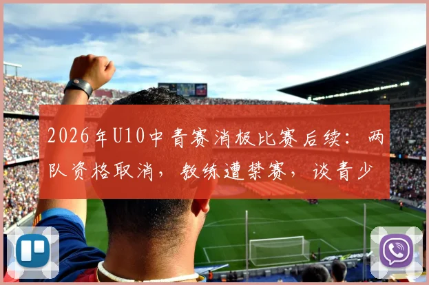 2026年U10中青赛消极比赛后续：两队资格取消，教练遭禁赛，谈青少年体育精神缺失的警示
